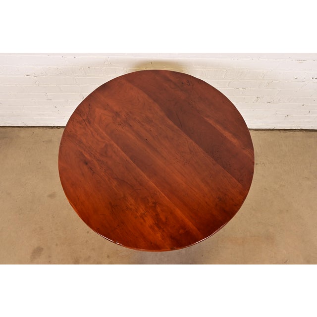 Baker Furniture Federal Cherry Wood Tea Table or Occasional Side Table For Sale In South Bend - Image 6 of 9