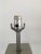 1970s Vintage Brushed Steel Pierre Cardin Lamps - a Pair For Sale - Image 11 of 12