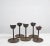 This set of 5 iron cast vintage oil burner is in its original condition as they were found. It can be used as candle...