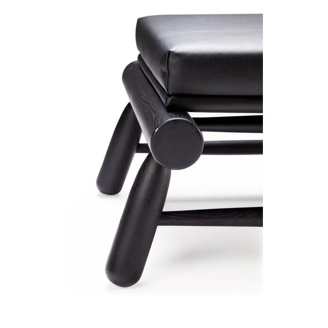 Seso series it’s all about tension. With a playful combination of materials, the soft cushion it’s held to the structure...