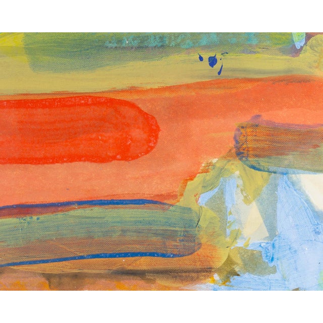 Paint 1984 Abstract Mixed Media Painting by Harry Hilson For Sale - Image 7 of 8