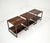 Mid-Century Modern Brass and Wood Coffee Tables, Italy, 1970s, Set of 3 For Sale - Image 9 of 14