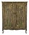 Late 20th Century One-of-a-Kind Hand-Painted Children’s Cottage Chifferobe Armoire For Sale