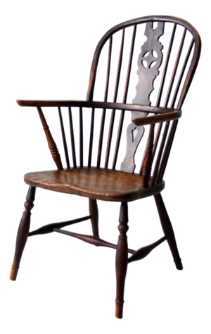 Antique English Windsor Arm Chair