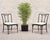 A sublime rare set of six patio and garden dining chairs designed by Fisher Weisman for Michael Taylor Designs. From the...