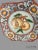 Italian Late 20th Century Italian Majolica Hand Painted Floral Pomegranate Platter Wall Hanging For Sale - Image 3 of 7
