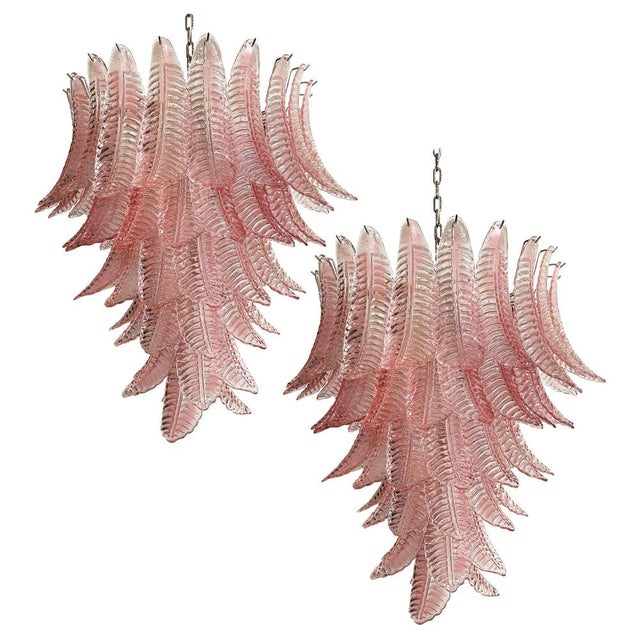 Murano Leaves Chandelier, 1980s For Sale - Image 15 of 15