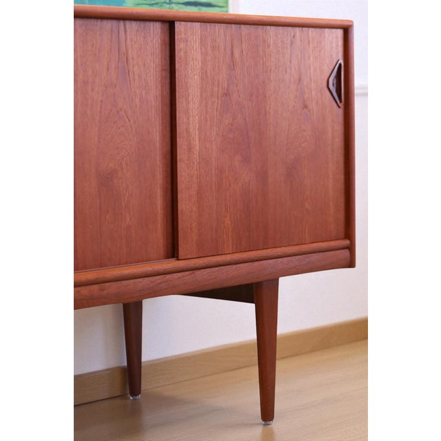 Danish Teak Sideboard with Bar and Sliding Doors from Gern, 1960s For Sale - Image 18 of 18