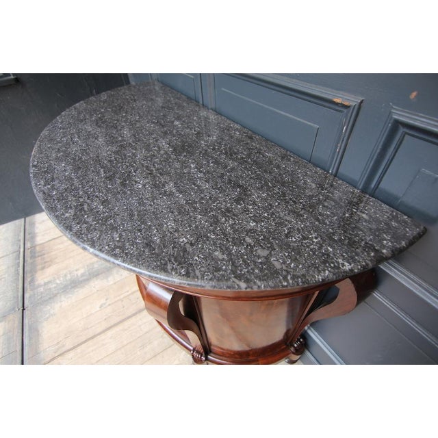 Wood Empire Demi Lune Sideboard in Mahogany, 1820s For Sale - Image 7 of 18