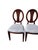 1990s Ethan Allen Horizons Dining Side Chair Pair Wood Oval Slat Back Accent Living Room For Sale - Image 10 of 15