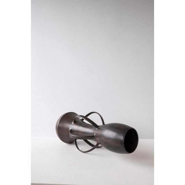 Ceramic Symbiosis Vase in Wheel-Thrown Glazed Stoneware by Robin Kerr For Sale - Image 7 of 8