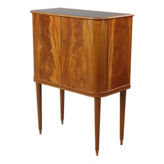Vintage Swedish Grace Bar Cabinet from Forenade Mobler, Sweden, 1940s For Sale