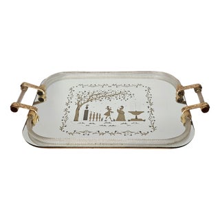 Italian Murano Glass Tray from Barovier & Toso, 1950s For Sale