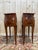 Louis XV Style Rosewood Marquetry Bedside Tables, 1920s, Set of 2 For Sale - Image 4 of 8