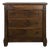 Empire Style Walnut Chest of Drawers with Detached Columns For Sale