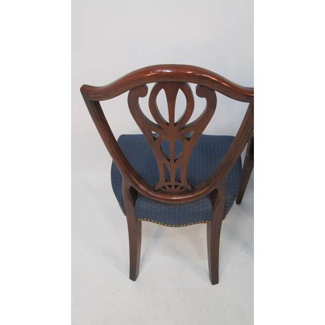 1940s Set of 8 Dining Chairs Attributed to Old Colony of Boston Ma For Sale - Image 10 of 13