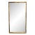 Murano Silver Glass Zigzag Mirror For Sale