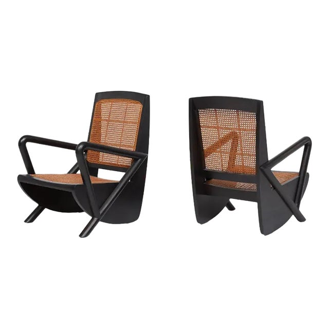 Mulholland Caned Chair For Sale