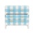 Contemporary Gracious Raffia Chest - Blue Gingham For Sale - Image 3 of 9