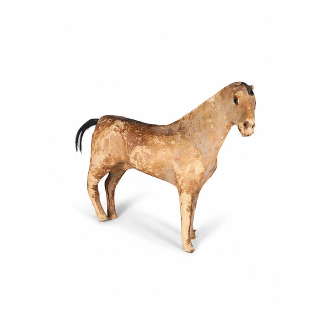 Antique Horse Covered in Genuine Horse Hide with Glass Eyes, 1890 For Sale - Image 16 of 16