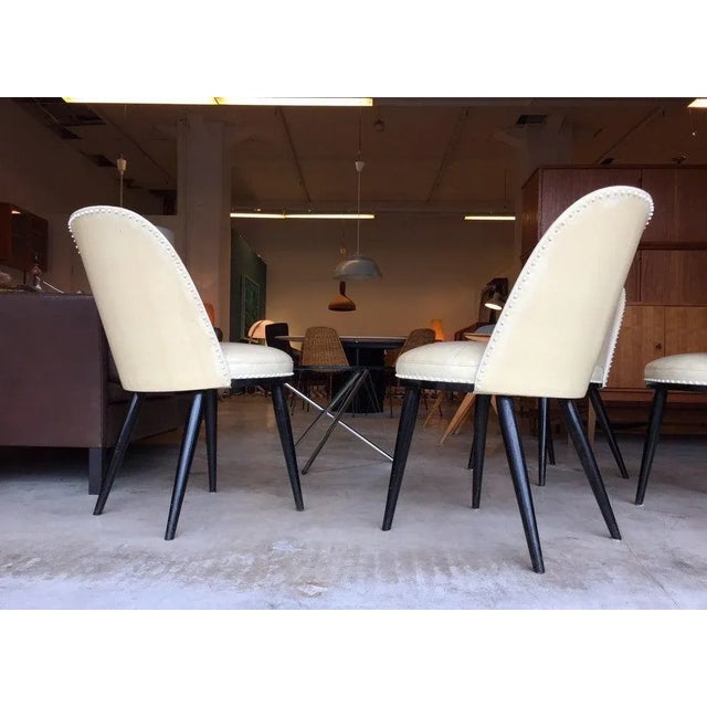 Italian Side Chairs, 1950s, Set of 4 For Sale - Image 6 of 11