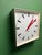 Industrial Large Czech Industrial Square Factory Clock from Pragotron, 1970s For Sale - Image 3 of 9