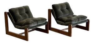 Made to Order Fionda Lounge Chairs - Pair