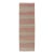 Vintage Turkish Kilim With Stripes in Blue, Tan, Brown, Cream and Orange For Sale