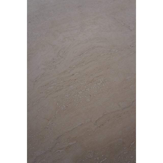 Stone Travertine Colonnato Table by Mario Bellini for Cassina, 1970s For Sale - Image 7 of 11
