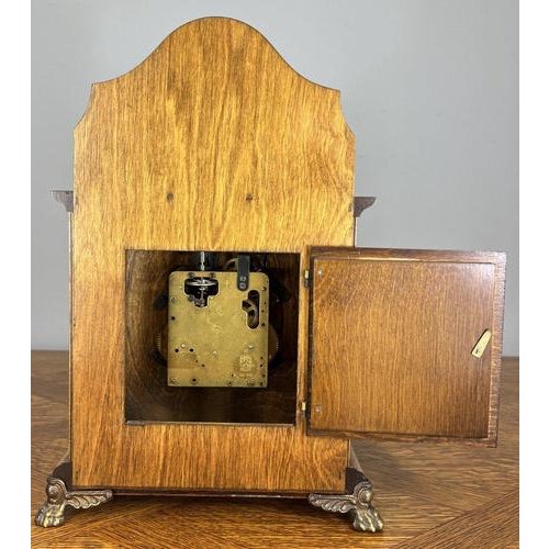Vintage French Style Mantel Clock For Sale - Image 12 of 16