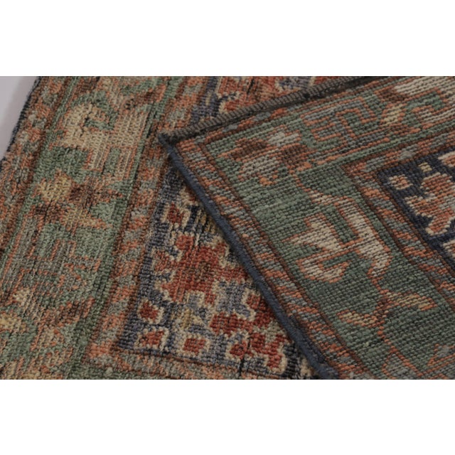 Beige Rug & Kilim’s Shahsavan Persian Inspired Square Rug, Playful Floral Patterns For Sale - Image 8 of 8
