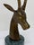 Brass Gazelle Sculpture on Variegated Green Marble Base, 1970s For Sale - Image 14 of 18