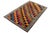 A real eye-catcher! This colorful Gabbeh nomad rug impresses with a vibrant checkered pattern that was traditionally...