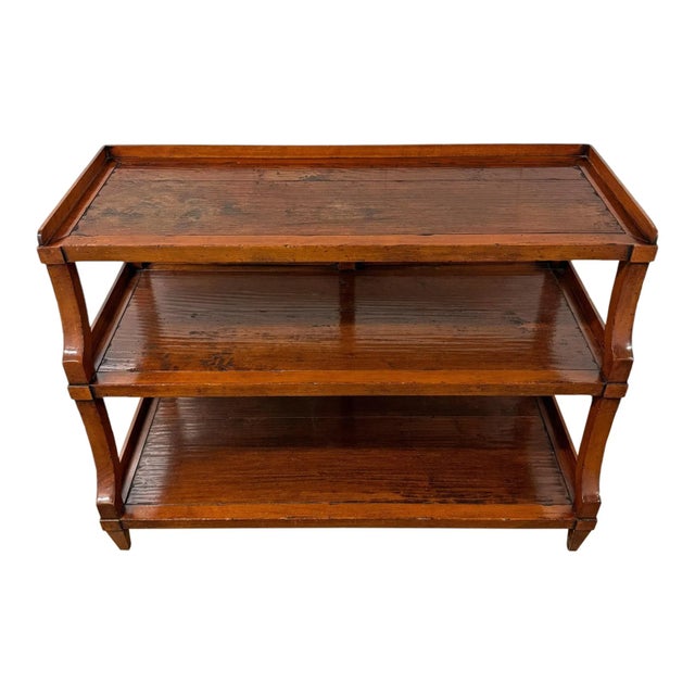 Early 20th Century English Tiered Console Table For Sale In Chicago - Image 6 of 12