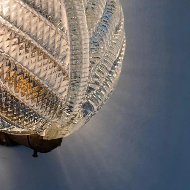 Ribbed Leaf Wall Light by Barovier & Toso, 1940 For Sale - Image 9 of 18