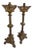 Bronze Lamps on Candlestick, Set of 2 For Sale