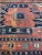 Antique Persian Serapi Diamond Textile in Terracotta, Sunset-clay & Indigo - 9.8 X 16 For Sale - Image 10 of 12