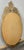 Vintage French Ornate Oval Wall Mirror with Gold Finish For Sale - Image 9 of 10