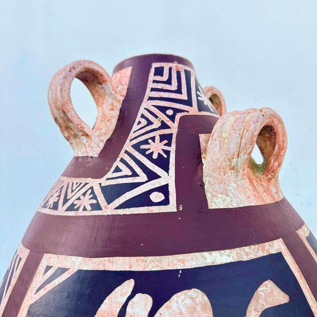 Ceramic Vintage Ceramic Vase For Sale - Image 7 of 8