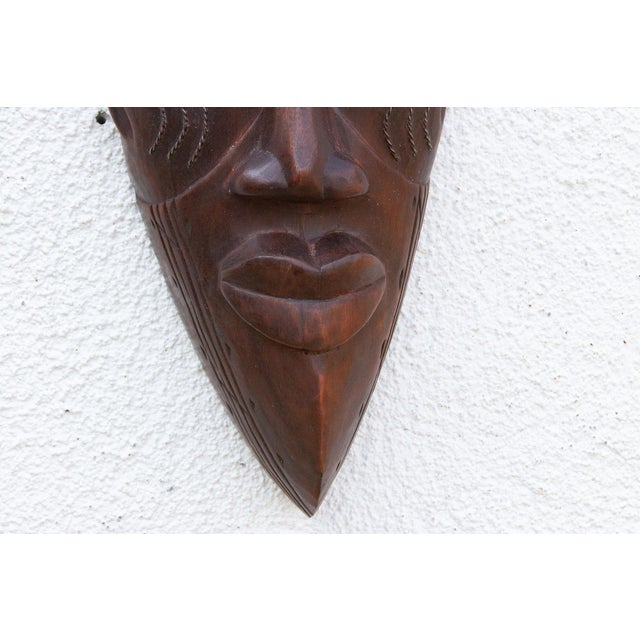 Ancestral Carved African Mask For Sale In Los Angeles - Image 6 of 8