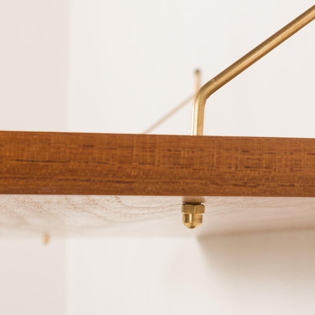 Mid-Century Modern Danish Floating Shelves in Teak, 1960s, Set of 3 For Sale - Image 9 of 13