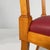Brown Mid-Century Modern Italian Wooden Chairs with Burgundy Sky, 1940s, Set of 6 For Sale - Image 8 of 15