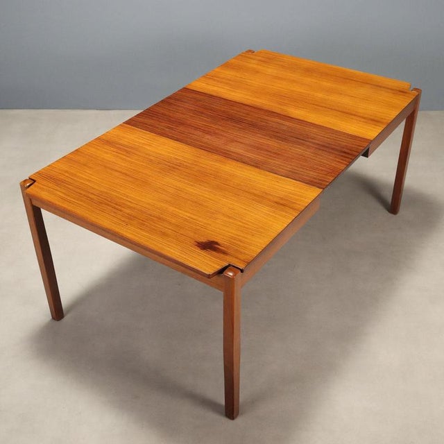 Brown Italian Extendable Table, 1960s For Sale - Image 8 of 10