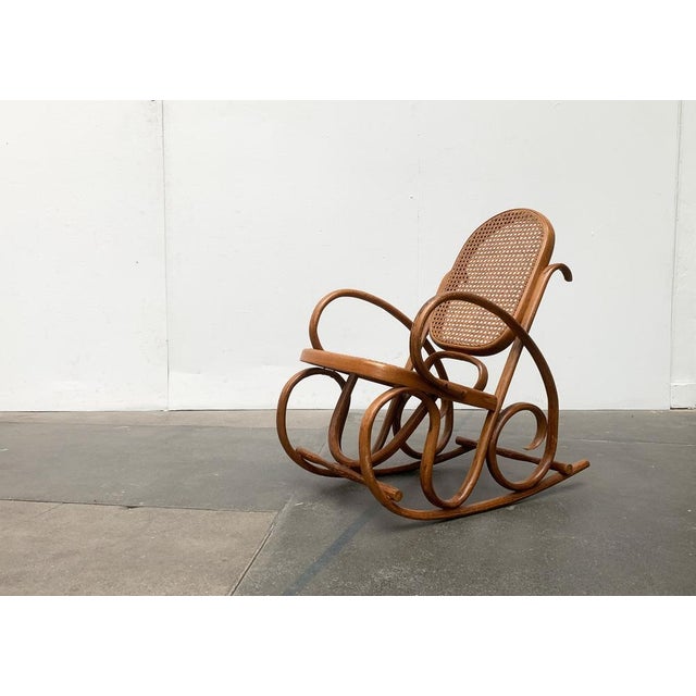 Jugendstil Children Rocking Chair, 1910s For Sale - Image 3 of 18