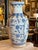 2000 - 2009 Blue and White Chinoiserie Tall Vase For Sale - Image 5 of 9