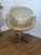 1960s First Edition Swan Chair in Beige Leather by Arne Jacobsen for Fritz Hansen, 1960s For Sale - Image 5 of 9