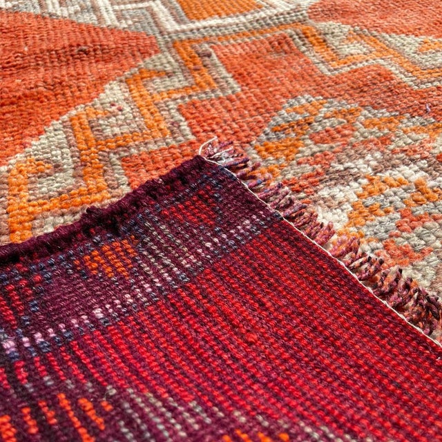 Vintage Kurdish Herki Rug, 1930s For Sale - Image 10 of 11
