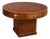 Kittinger Leather Top Round Rent Table With Drawers T295 For Sale