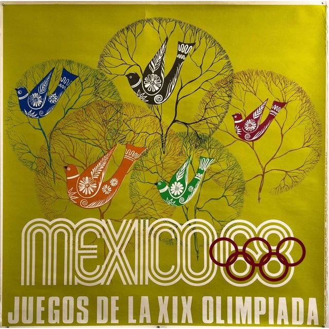 Mexico 68 Olympics Poster from Lance Wyman, 1968 For Sale - Image 11 of 11