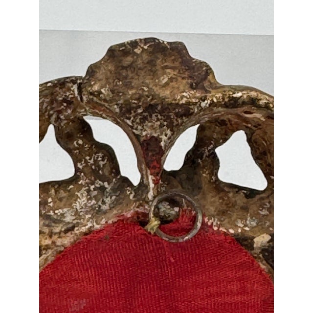 Wood Antique Gilt Carved Wood Frame With Portrait Insert — 3.5" W X 4" H For Sale - Image 7 of 12